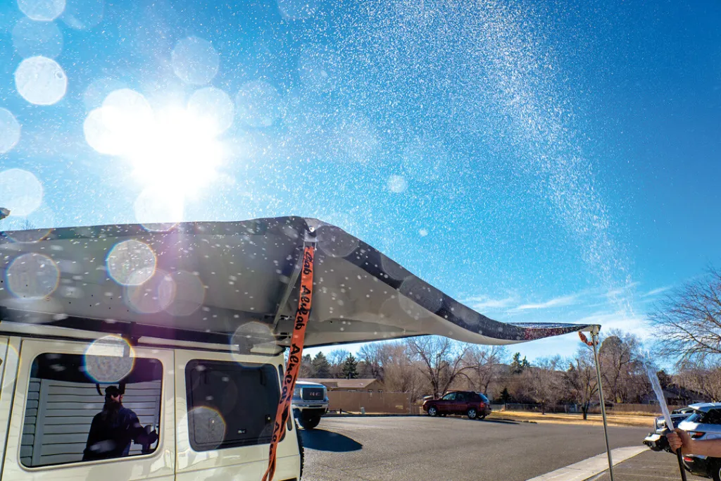 awning test water test 1