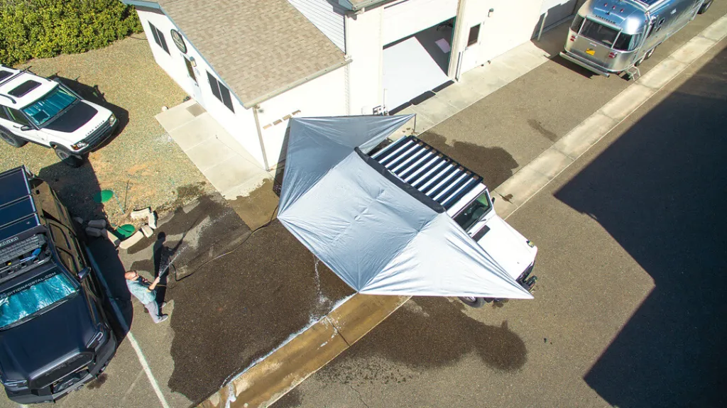 awning test water test 3