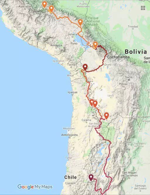 the andes and the altiplano route kate leeming