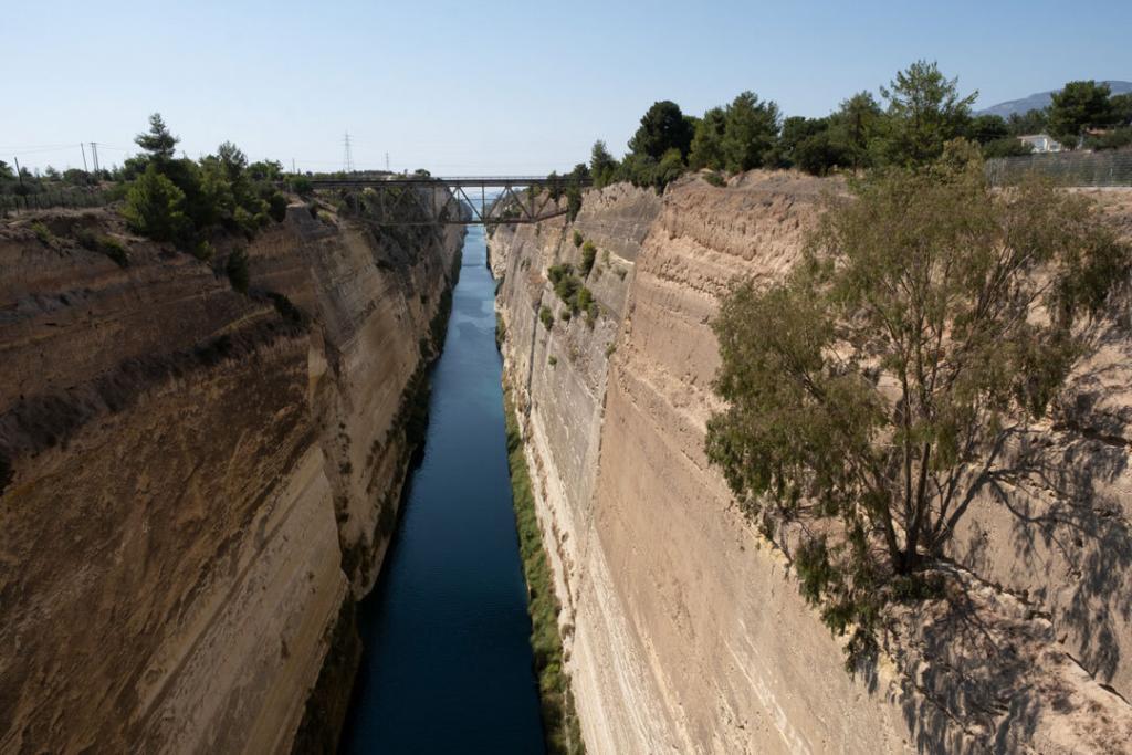 Bauza greece corinthian canal