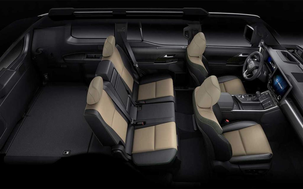 lexus gx 5 seat interior
