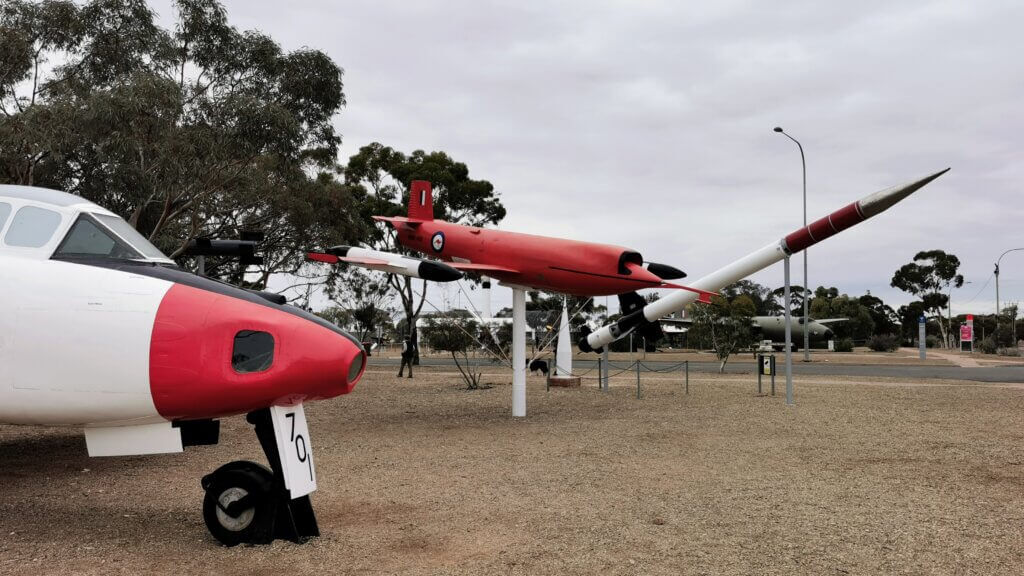 Woomera, initially a closed town, is now open to tourists but still owned and run by the RAAF