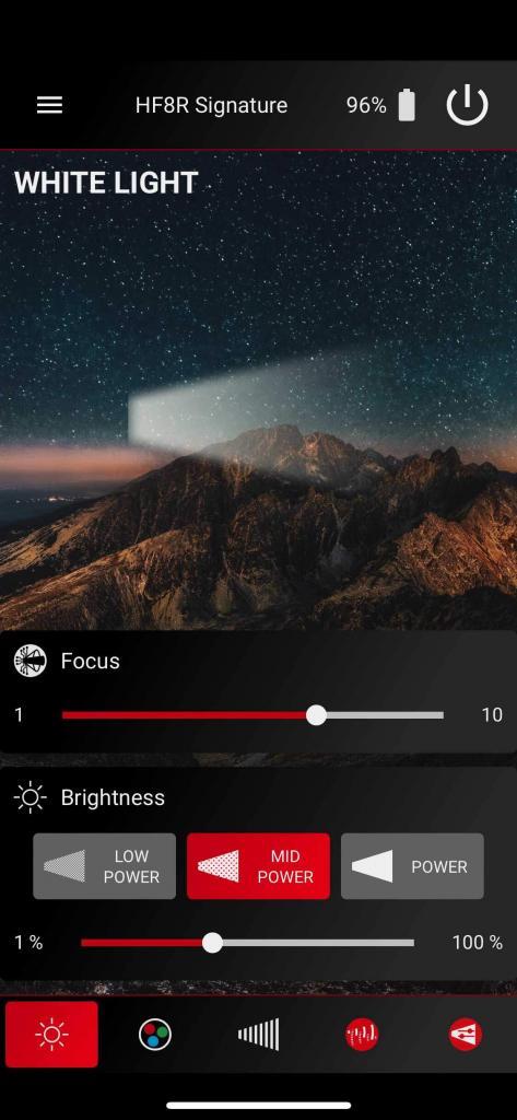 ledlenser connect app screen shot