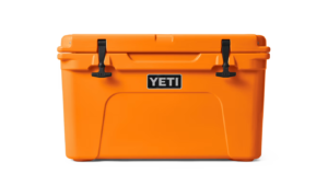 yeti tundra in bright orange