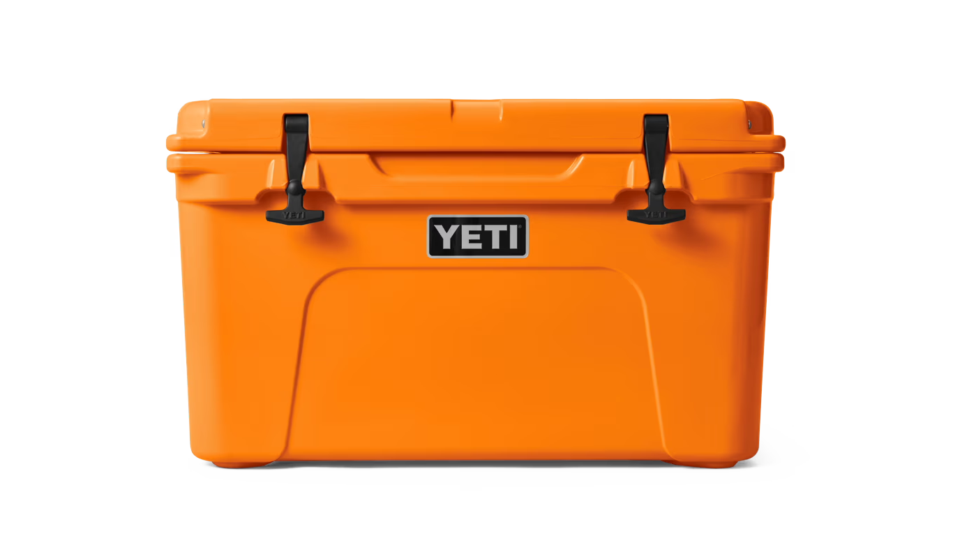 yeti tundra in bright orange