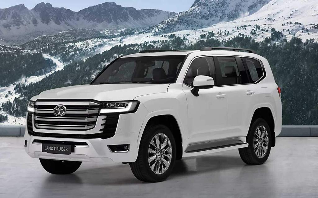 land cruiser 300 series in showroom