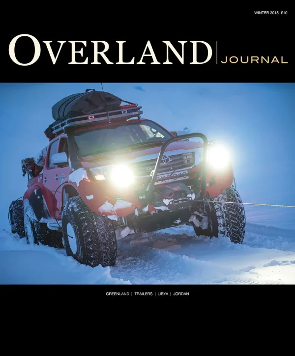 Overland Journal OverlandEurope Winter 2018 cover