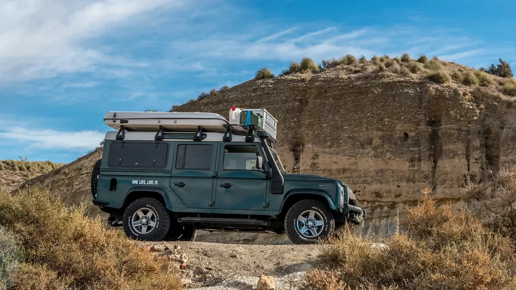 hard shell rooftop tent closed