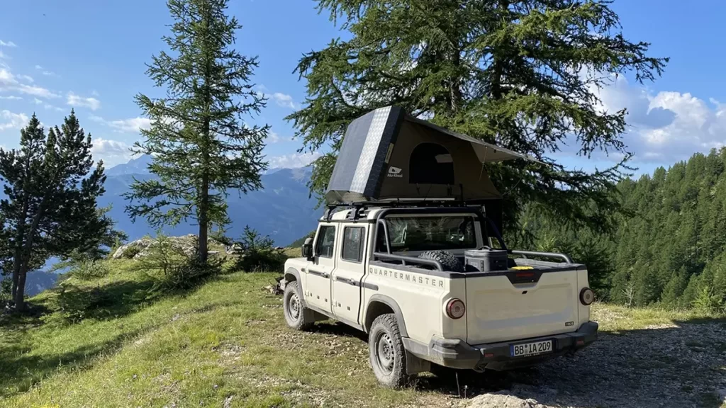 wild camping in the alps