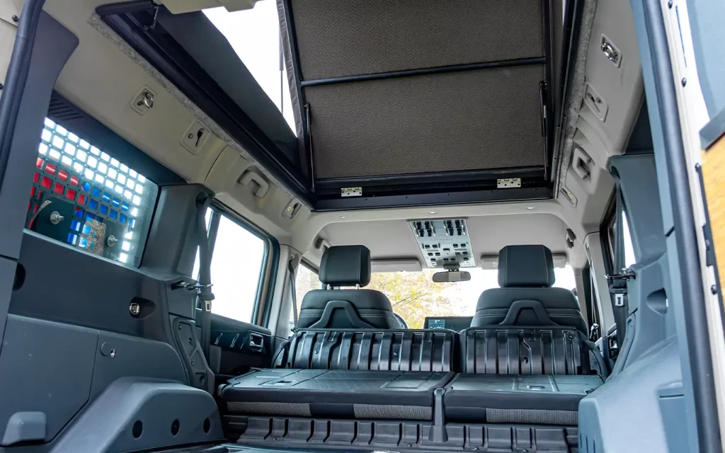 Alu-Cab on Grenadier interior