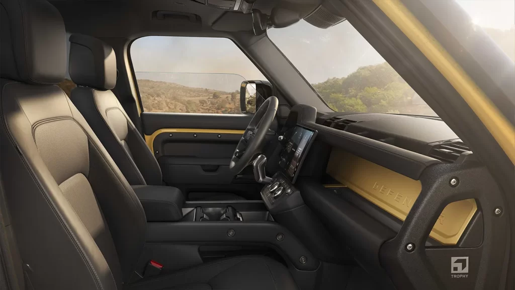land rover defender trophy interior