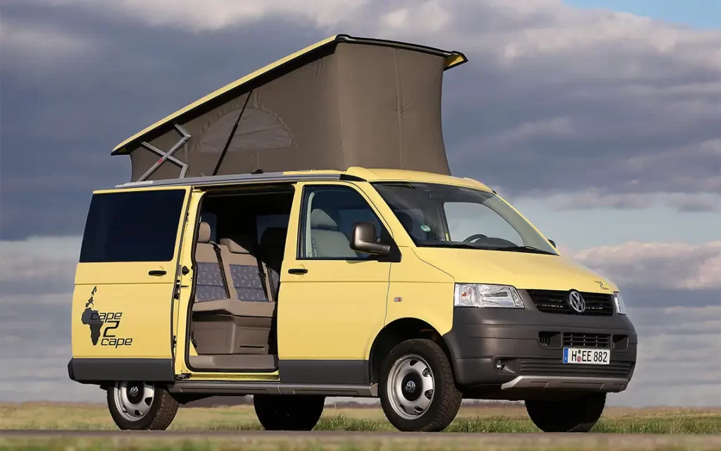 The Cape 2 Cape edition. Yellow, with a pop top, all-wheel drive and adventure ready