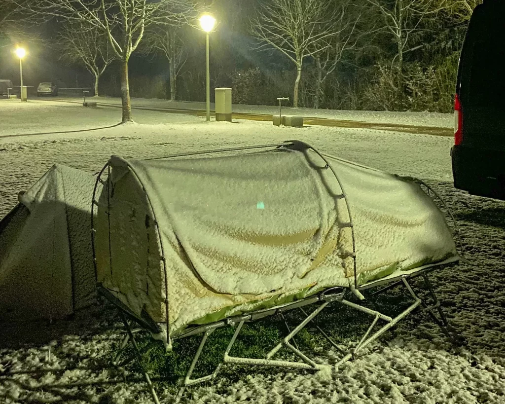 arb skydome series 1. One night stopover in winter.