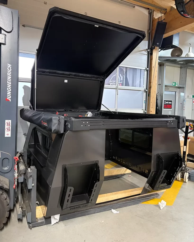 The new rear box for the Sheepmaster