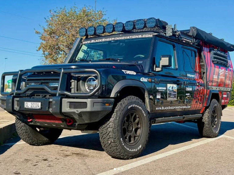 Black Sheep Sheepmaster ready to drive to Dubai